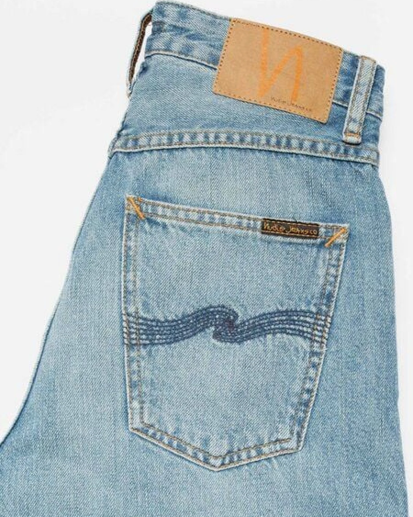 Nudie Jeans Breezy Britt Blue Wave – Ansicht 4