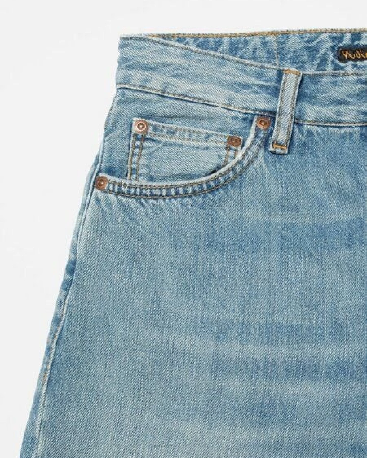 Nudie Jeans Breezy Britt Blue Wave – Ansicht 4