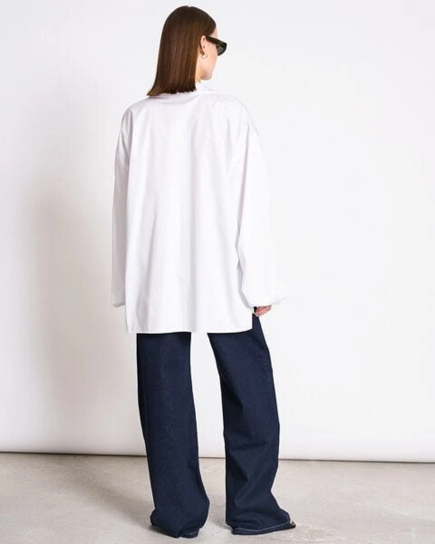 JAN N JUNE Voluminöse Wickelbluse AQUILIA aus Bio-Baumwolle – Ansicht 3
