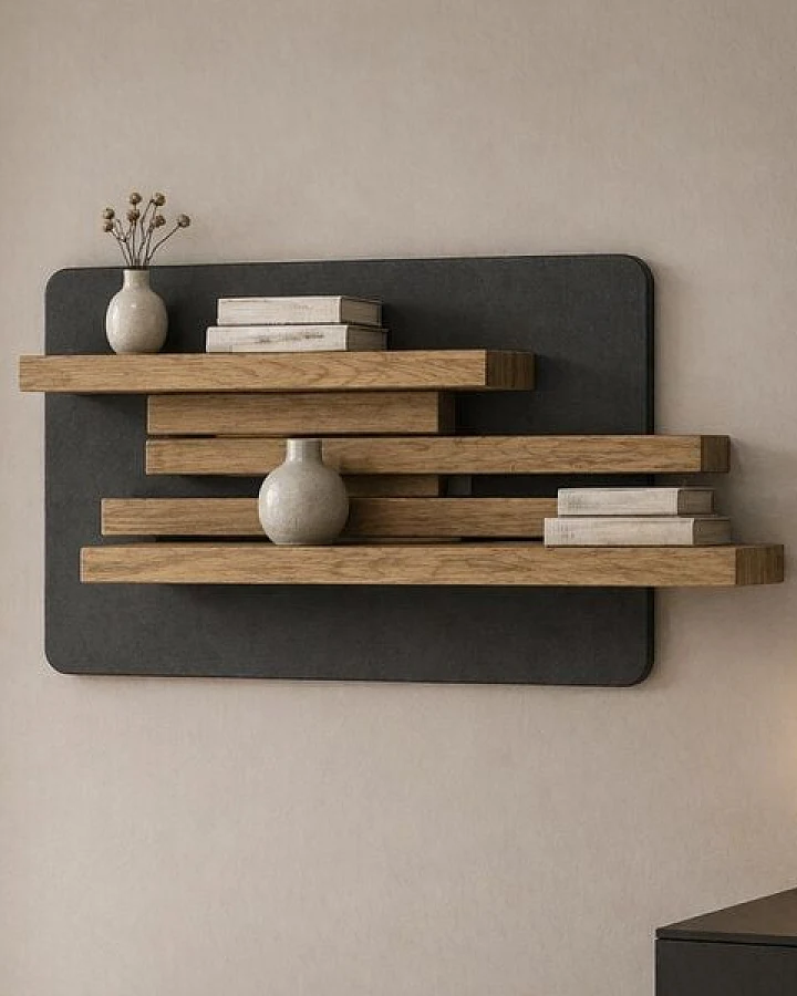 Living Oak Wandregal Eiche No.08 – Eiche in Balance