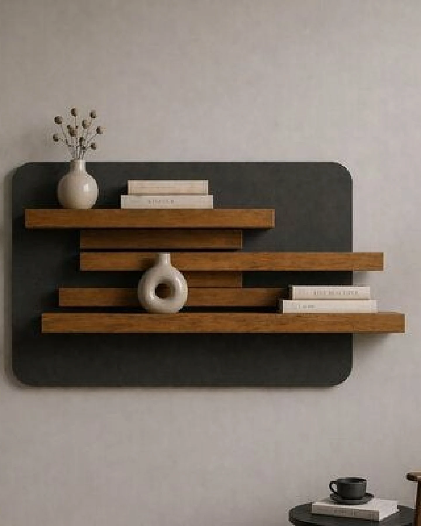 Living Oak Wandregal Eiche No.08 – Eiche in Balance – Ansicht 4