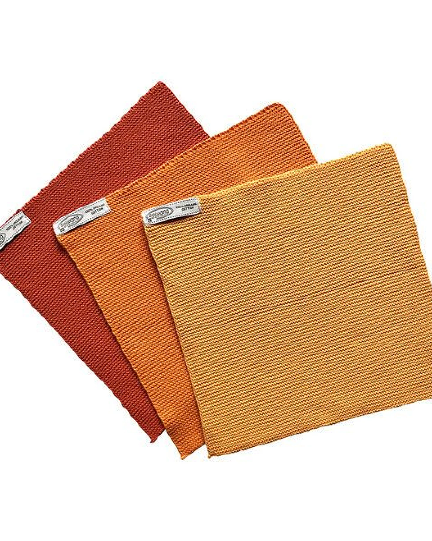 Solwang Design 3er-Set Spültücher aus 100% Biobaumwolle, leuchtende Farben – Ansicht 2