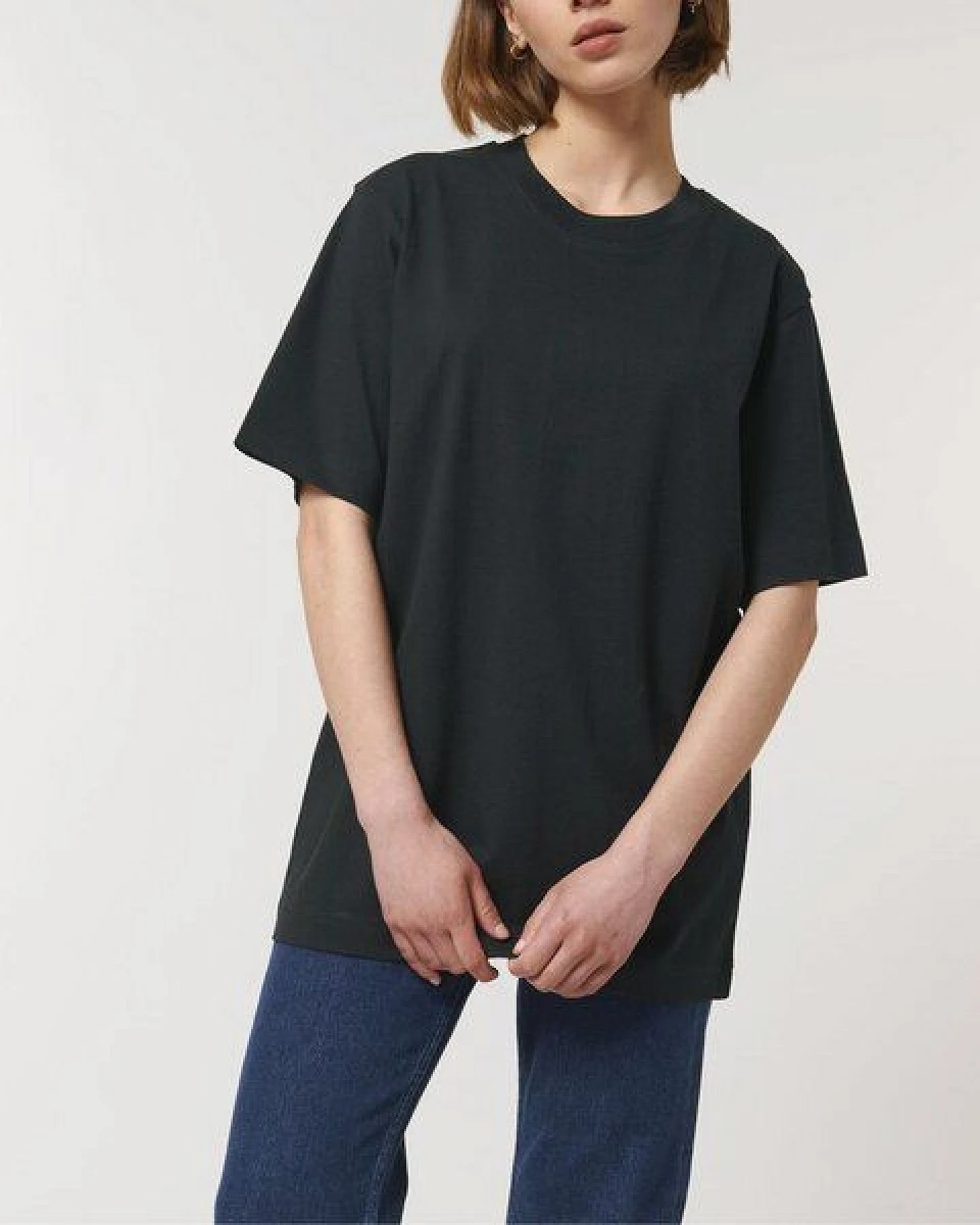 Unipolar Oversized T-Shirt Modell: Free – Ansicht 3