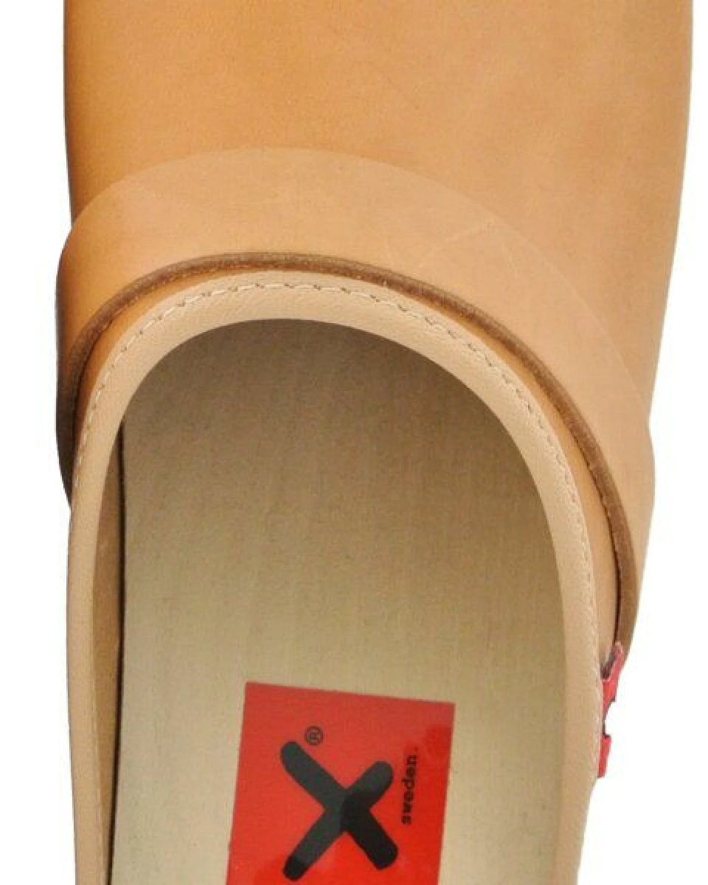 Klox Original Clog - handgemachter Holzclog mit pflanzlich gegerbtem Leder – Ansicht 3