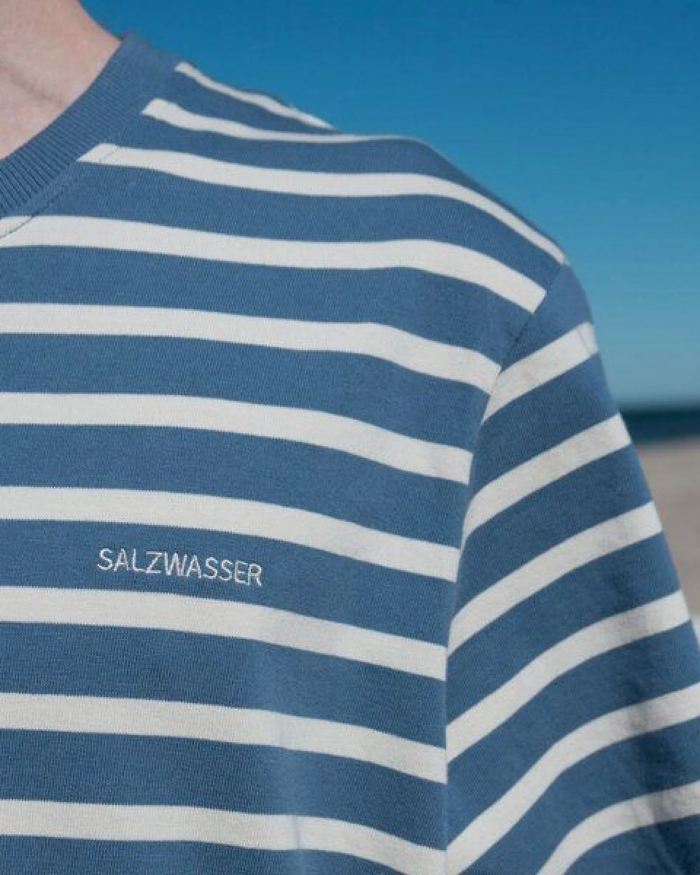 SALZWASSER JASPER – Heavy T-Shirt (Herren/Unisex) aus 100% Bio-Baumwolle (GOTS) – Ansicht 3