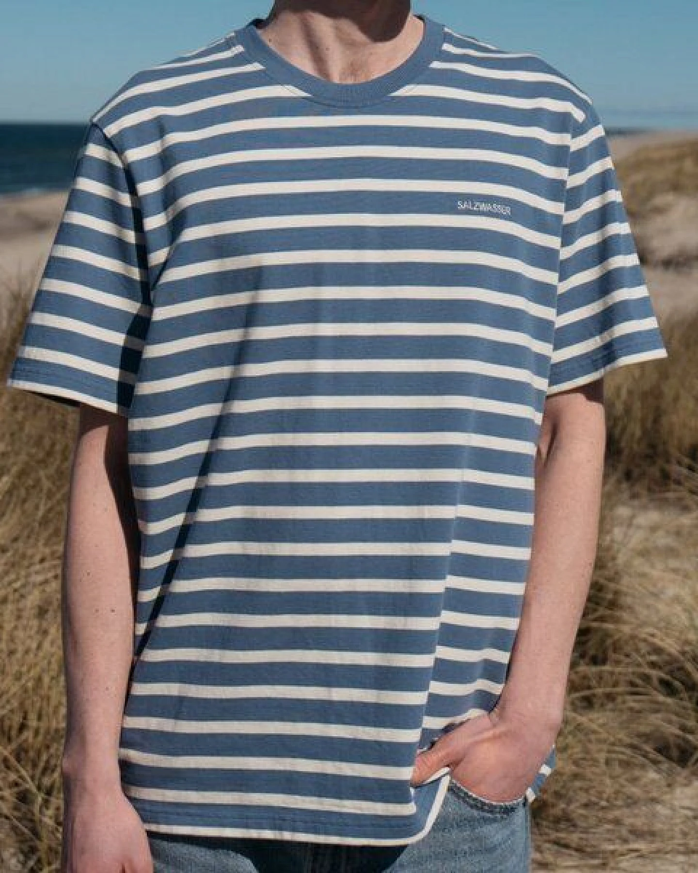 SALZWASSER JASPER – Heavy T-Shirt (Herren/Unisex) aus 100% Bio-Baumwolle (GOTS) – Ansicht 2