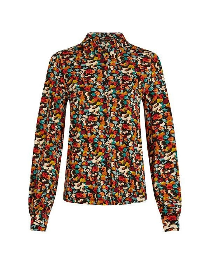 King Louie Bluse Maisie mit Stretchkomfort