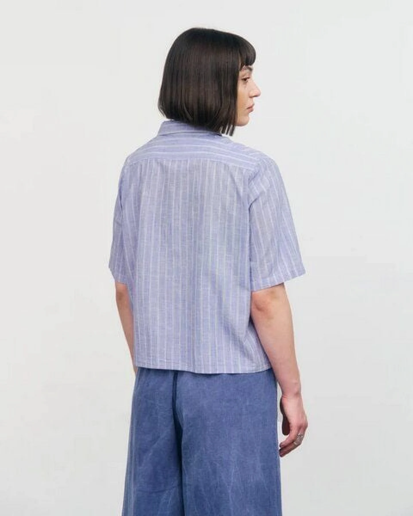 Rotholz Cropped Bowling Shirt – Ansicht 2
