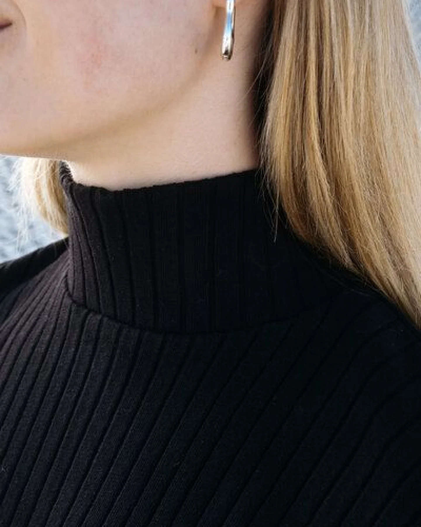 SOFO – Rib Longsleeve (Damen) aus Bio-Baumwolle (GOTS) von SALZWASSER – Ansicht 2