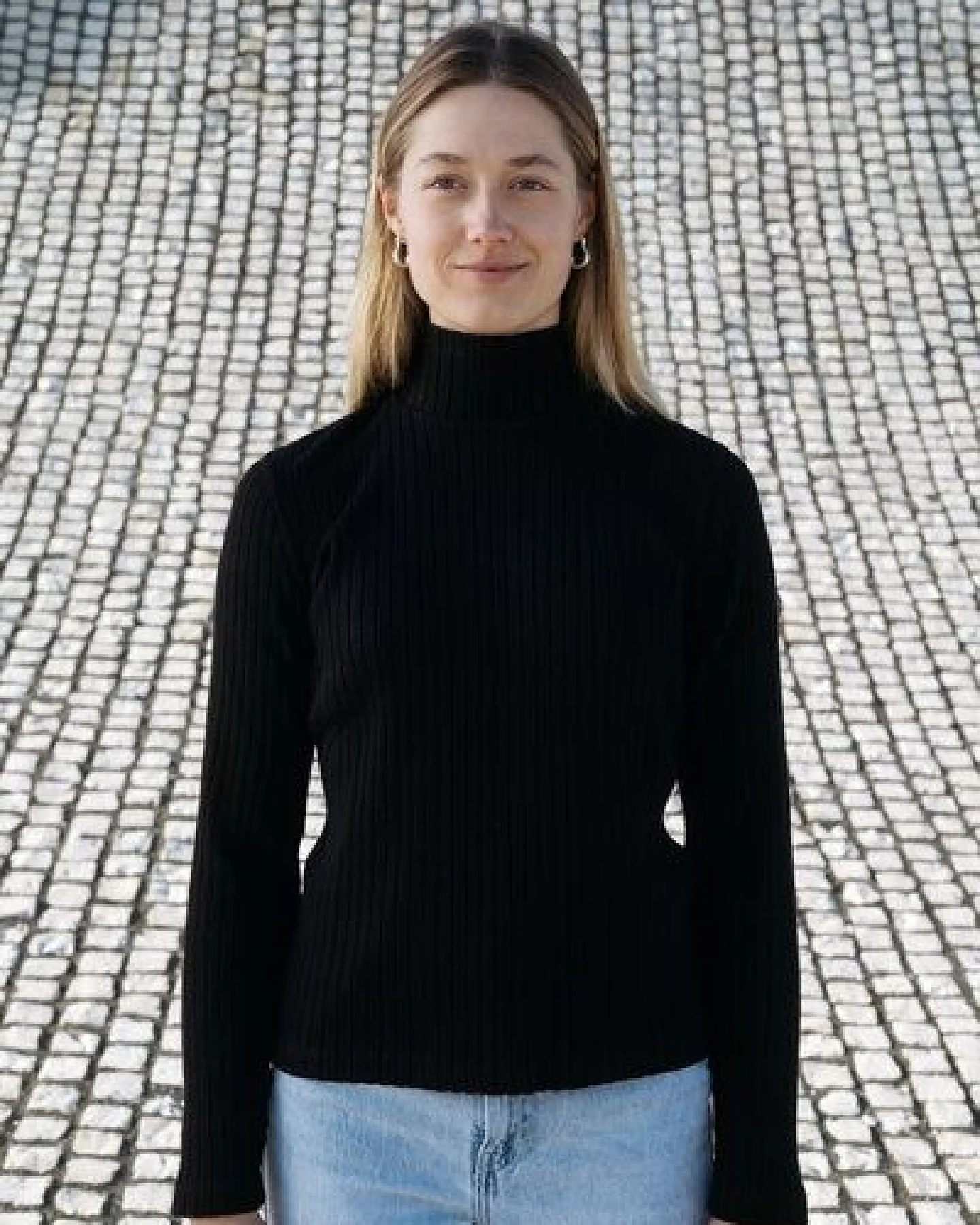 SOFO – Rib Longsleeve (Damen) aus Bio-Baumwolle (GOTS) von SALZWASSER – Ansicht 3