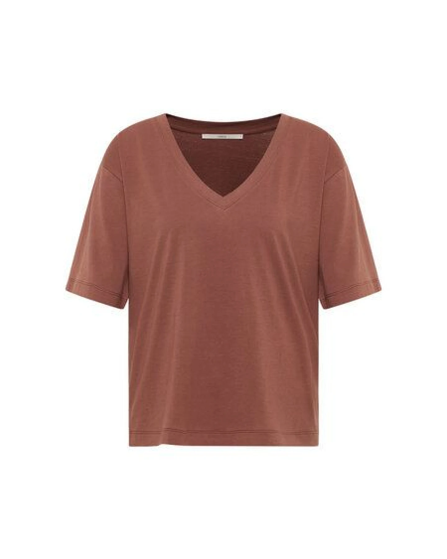 LANIUS Shirt mit V-Ausschnitt (GOTS) – Ansicht 3