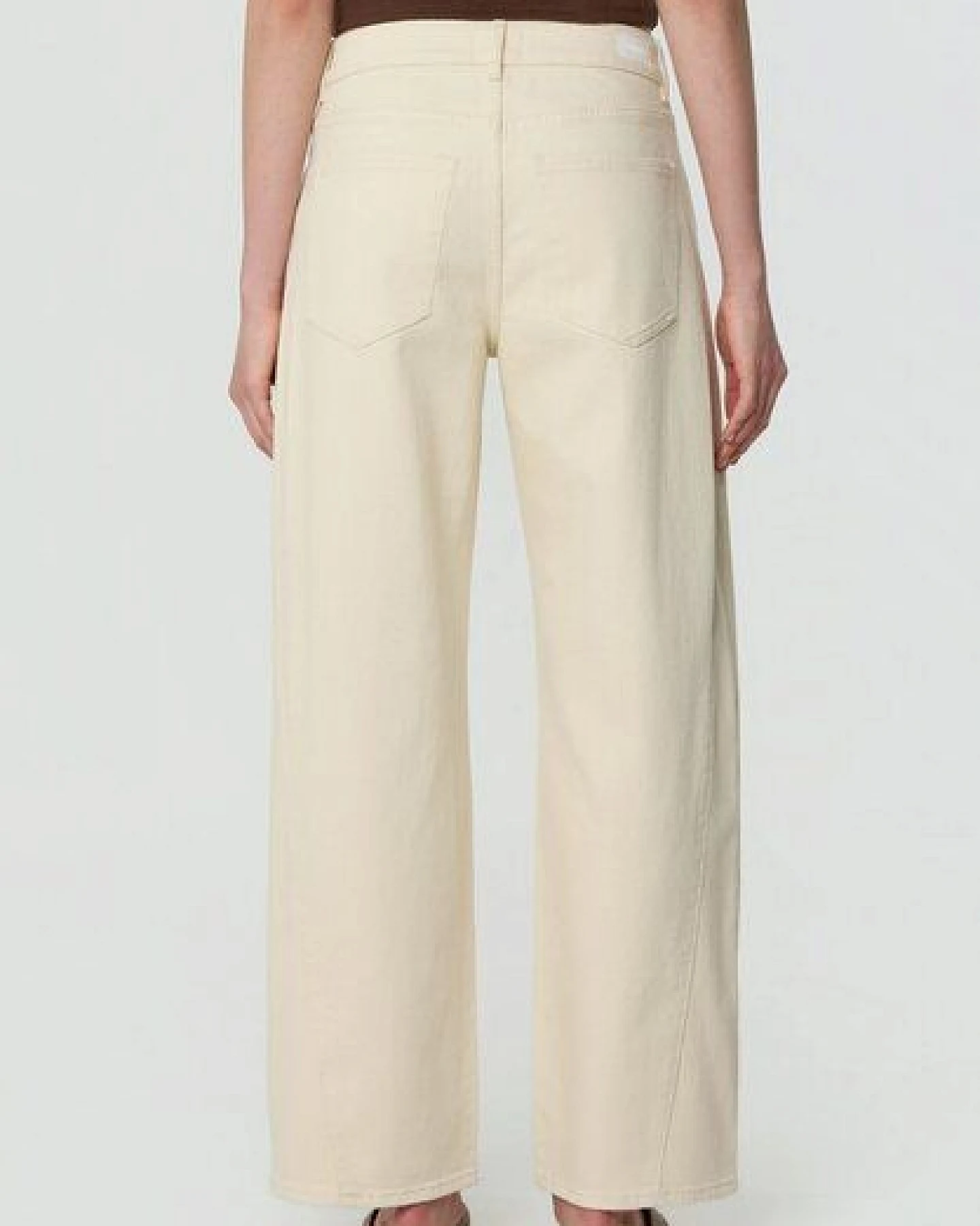 DAWN - Damen Jeans ASH Barrel Leg Cutline Minimal Stretch DAWN Bio-Baumwolle – Ansicht 3