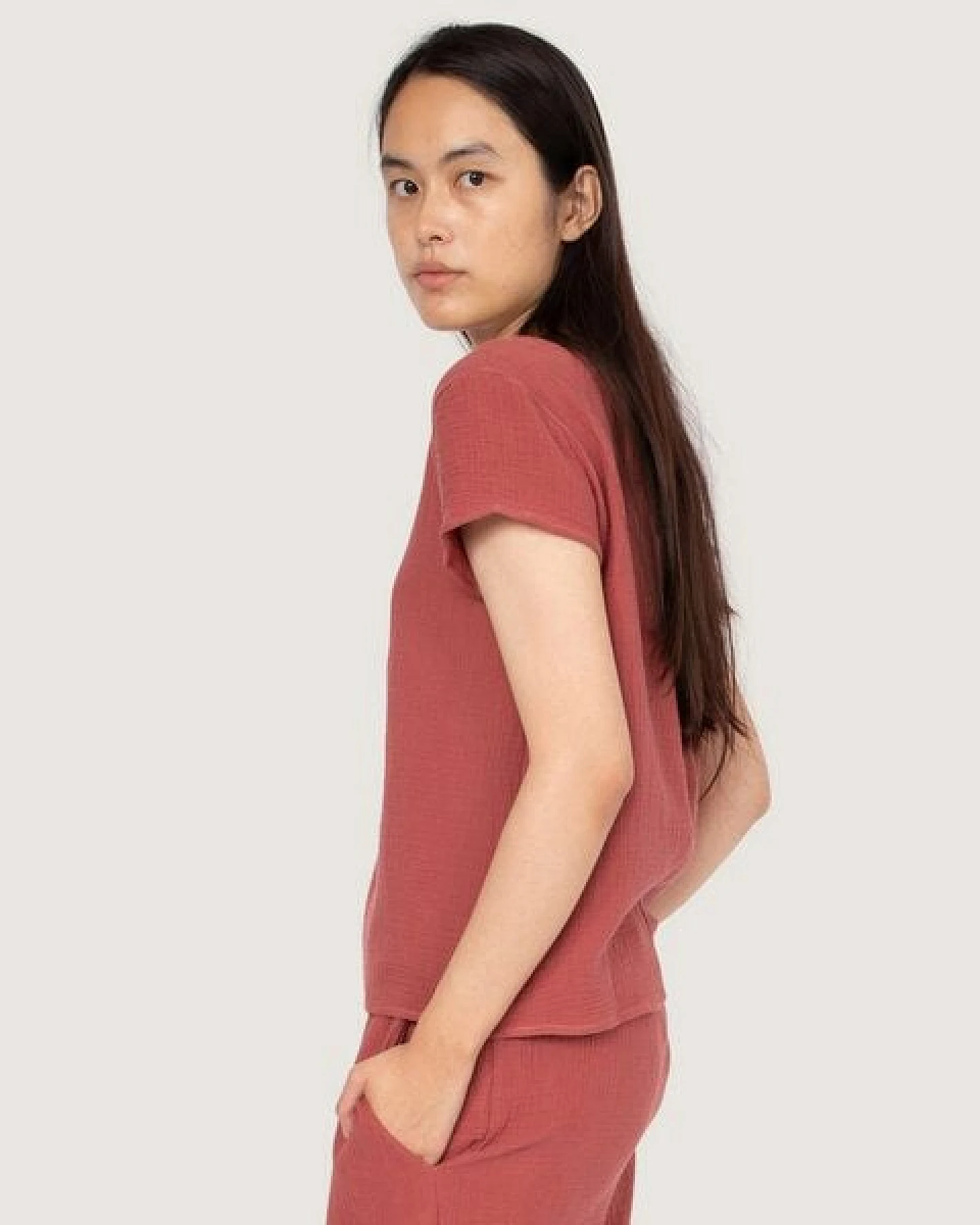 Frija Omina Musselin-Shirt Coube – Ansicht 4