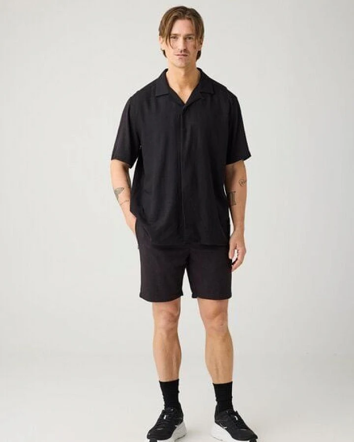 KnowledgeCotton Apparel Shorts ASTRAL-Comfort aus Ecovero und Bio-Leinen
