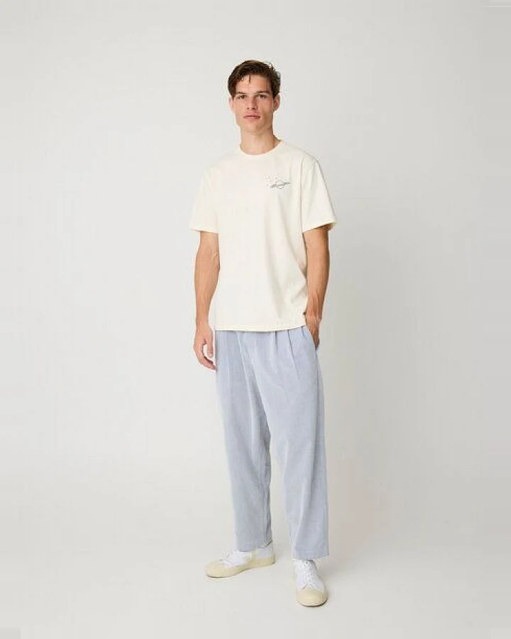 KnowledgeCotton Apparel Lockere Cord Hose aus Bio-Baumwolle