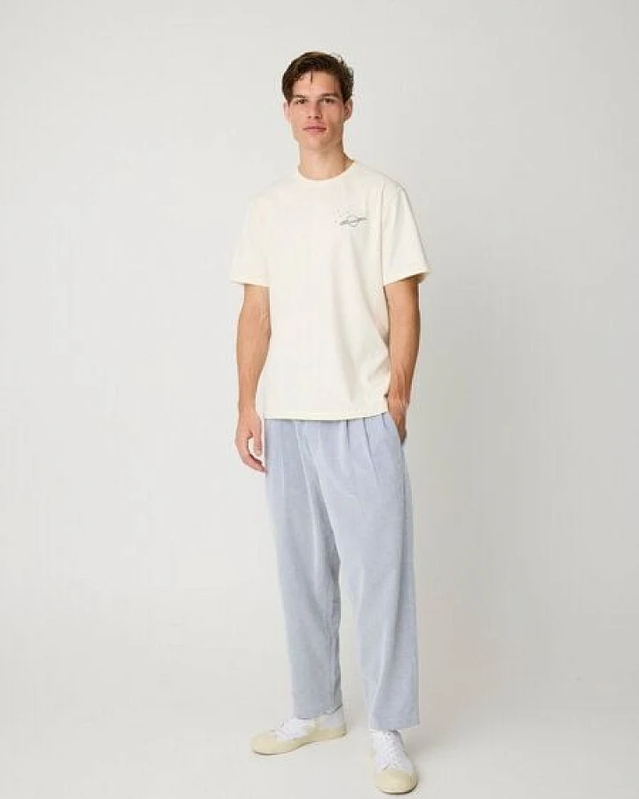 KnowledgeCotton Apparel Lockere Cord Hose aus Bio-Baumwolle