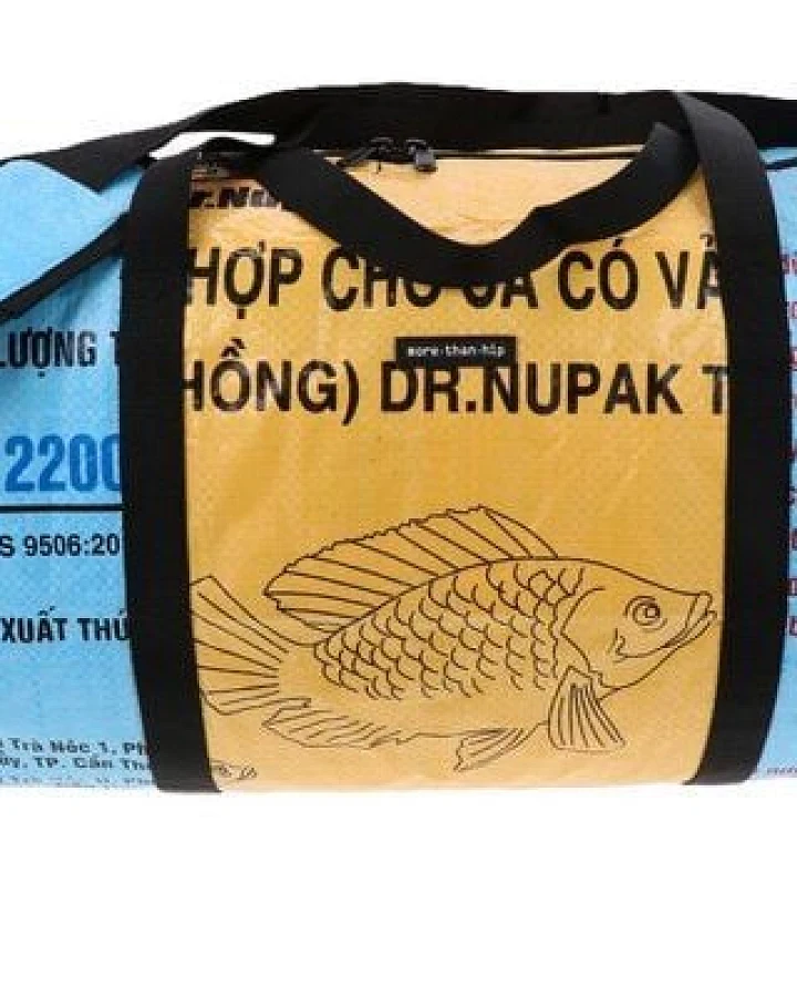 Blau/gelb - Fisch