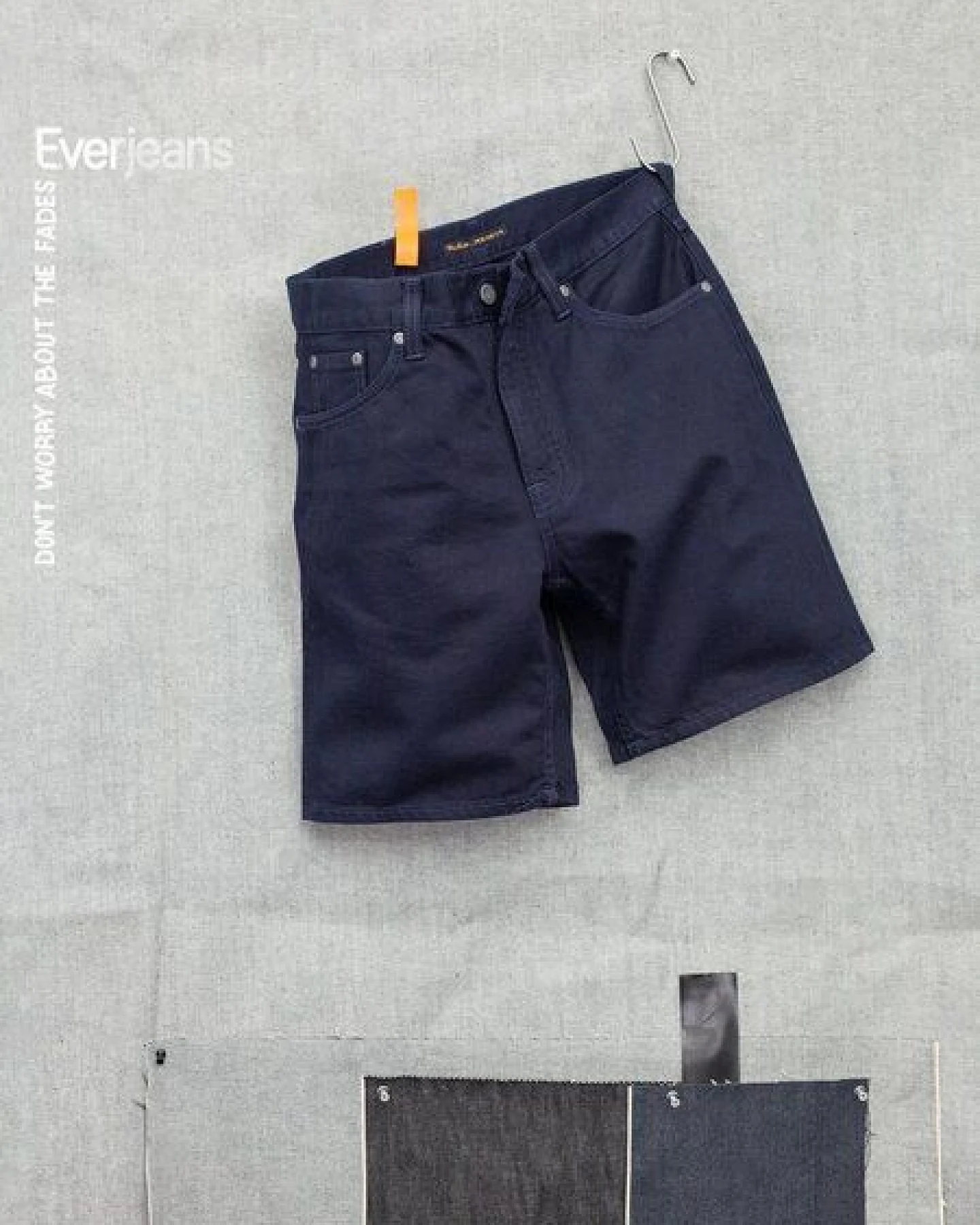 Nudie Jeans Herren Denim Shorts SETH – Ansicht 2