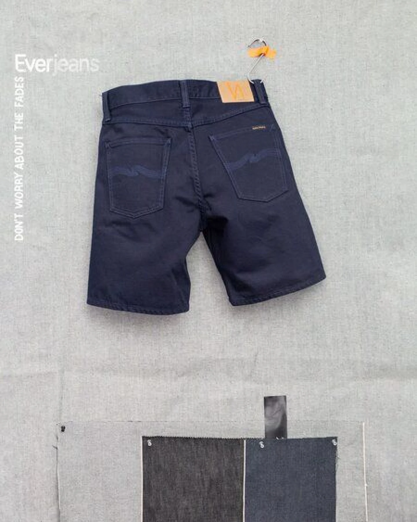 Nudie Jeans Herren Denim Shorts SETH – Ansicht 4