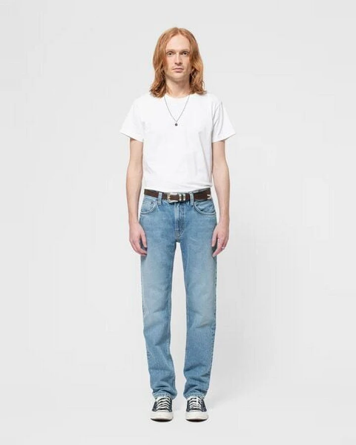 Nudie Jeans Straight Fit Jeans Gritty Jackson - Blue Rebel
