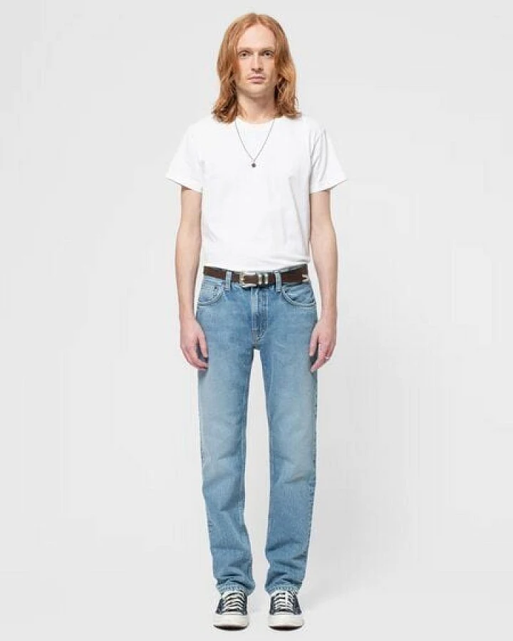 Nudie Jeans Straight Fit Jeans Gritty Jackson - Blue Rebel