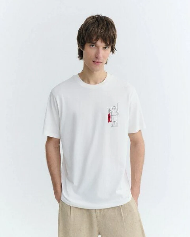 thinking mu Fisherman Zach Tee