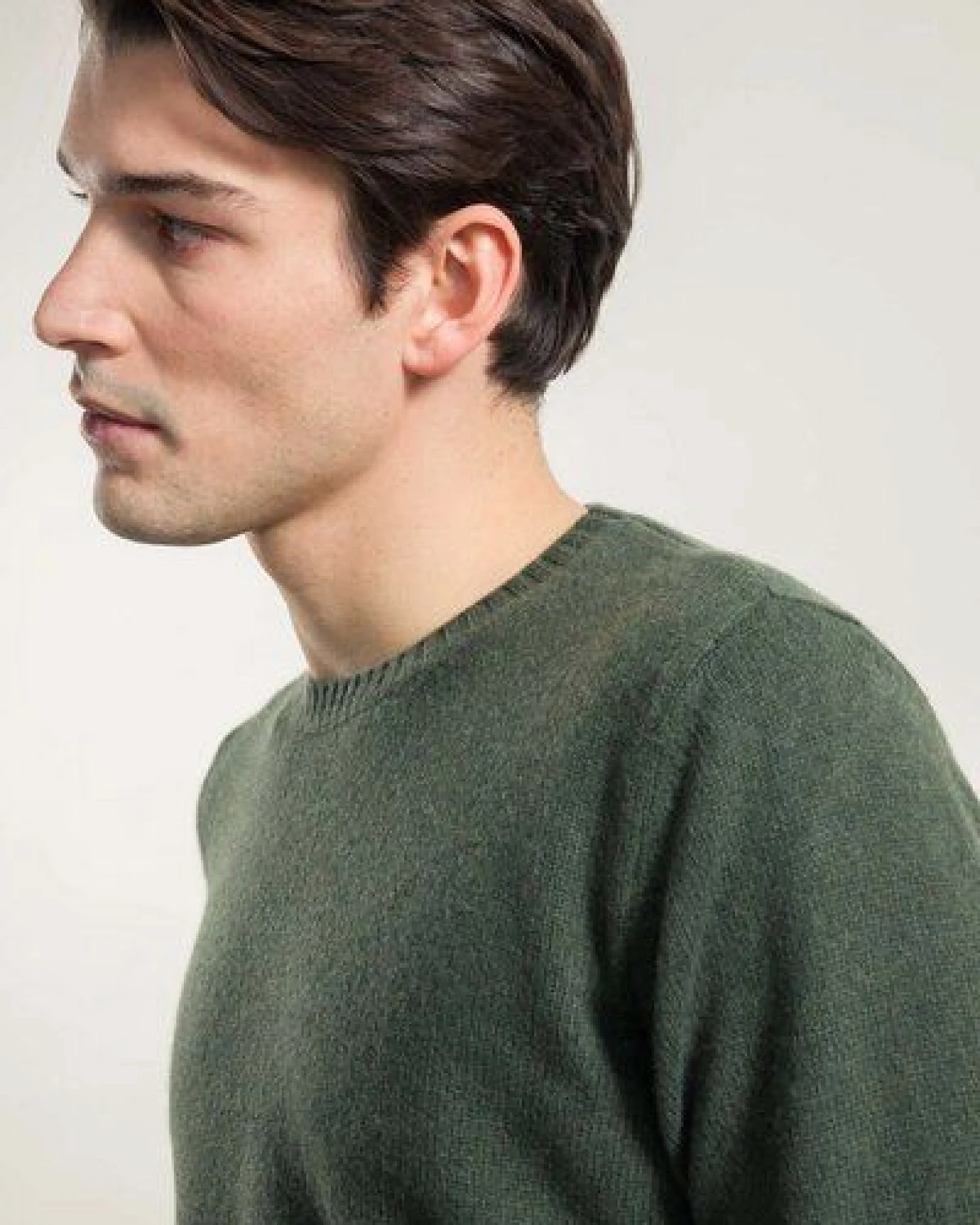 Rifò - Circular Fashion Made in Italy Recycelte Kaschmirwolle Pullover - Romeo – Ansicht 2