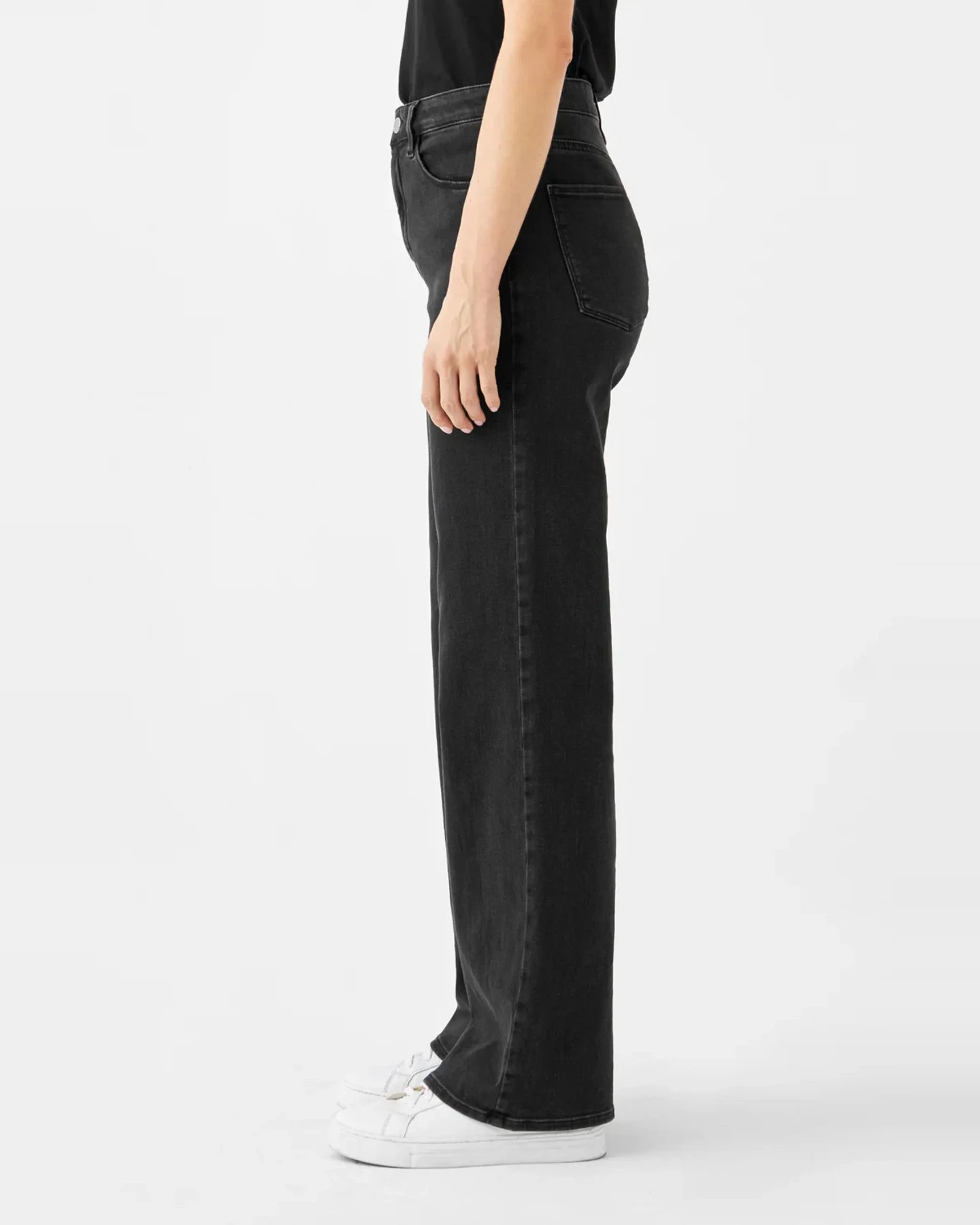 Jeans Dew Flared Black Denim – Ansicht 3