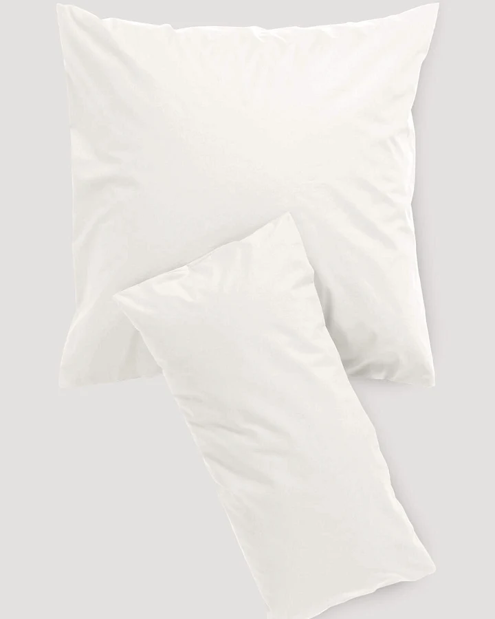 hessnatur Satin Kissenbezug aus Bio-Baumwolle - weiß - Größe 40x80 cm