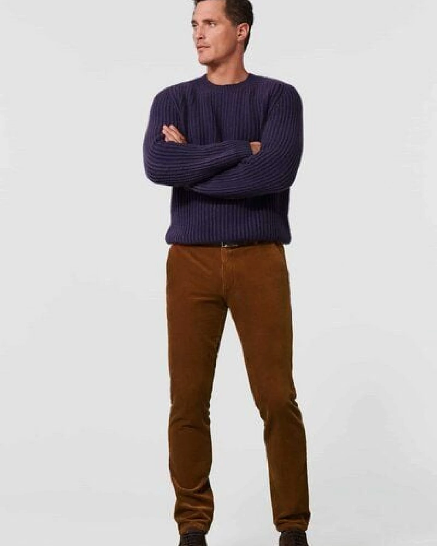 MEYER Superstretch Premium Cord Chino – Ansicht 2
