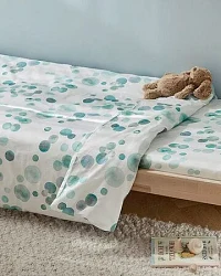 Watercolor Dots Sea Green