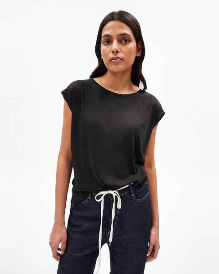 ARMEDANGELS JILAA - Damen T-Shirt Loose Fit aus TENCEL Lyocell Mix