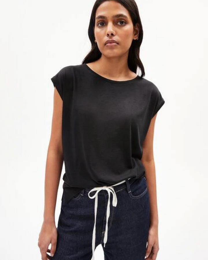 ARMEDANGELS JILAA - Damen T-Shirt Loose Fit aus TENCEL Lyocell Mix