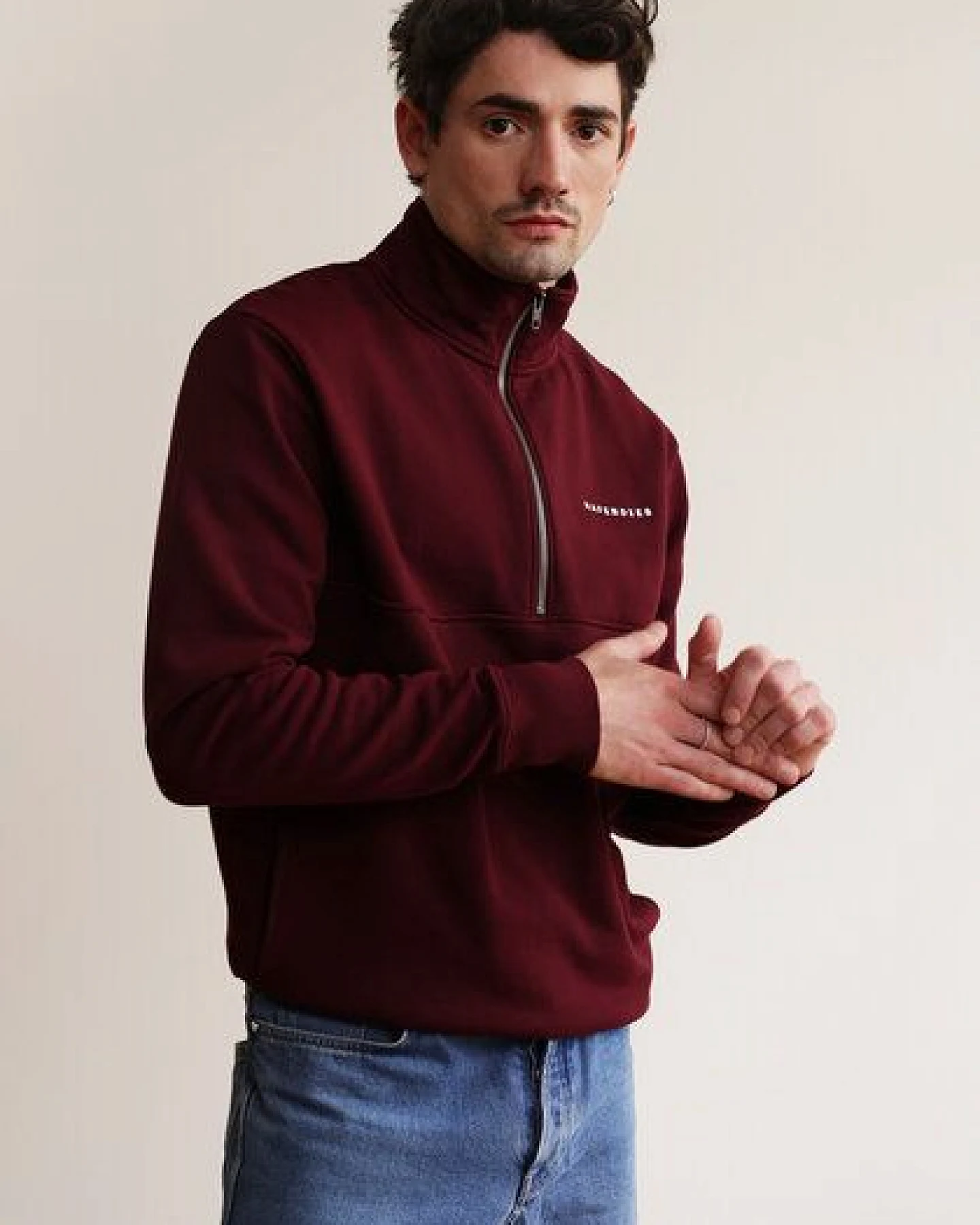 HAFENDIEB LOGO STICK TROYER SWEATER – Ansicht 3