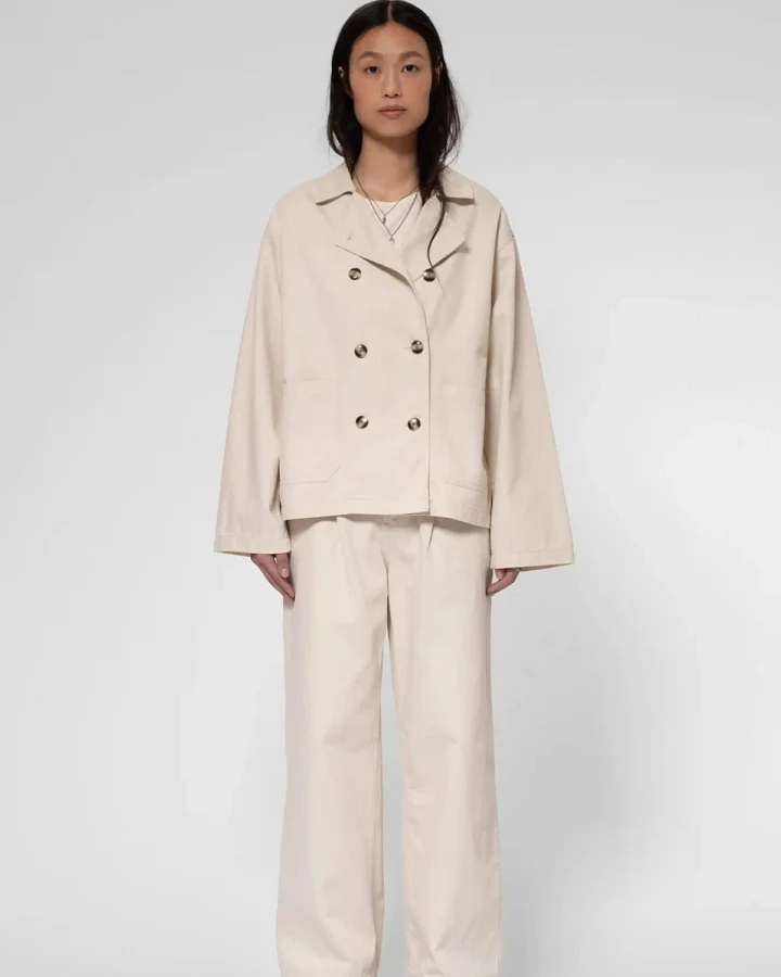 Jacke Bibbi Workwear Sailor Off White