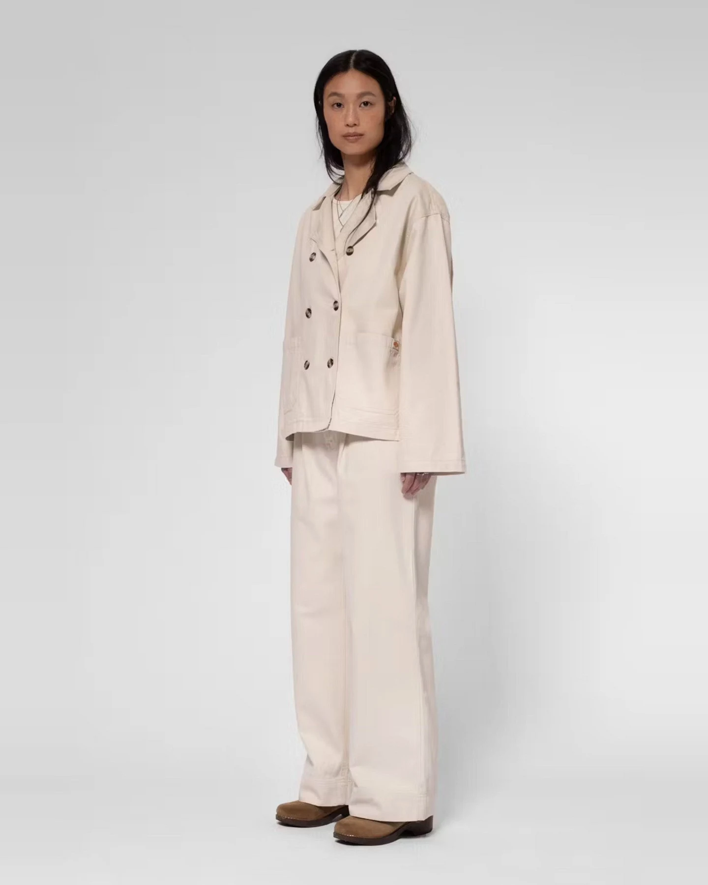 Jacke Bibbi Workwear Sailor Off White – Ansicht 2
