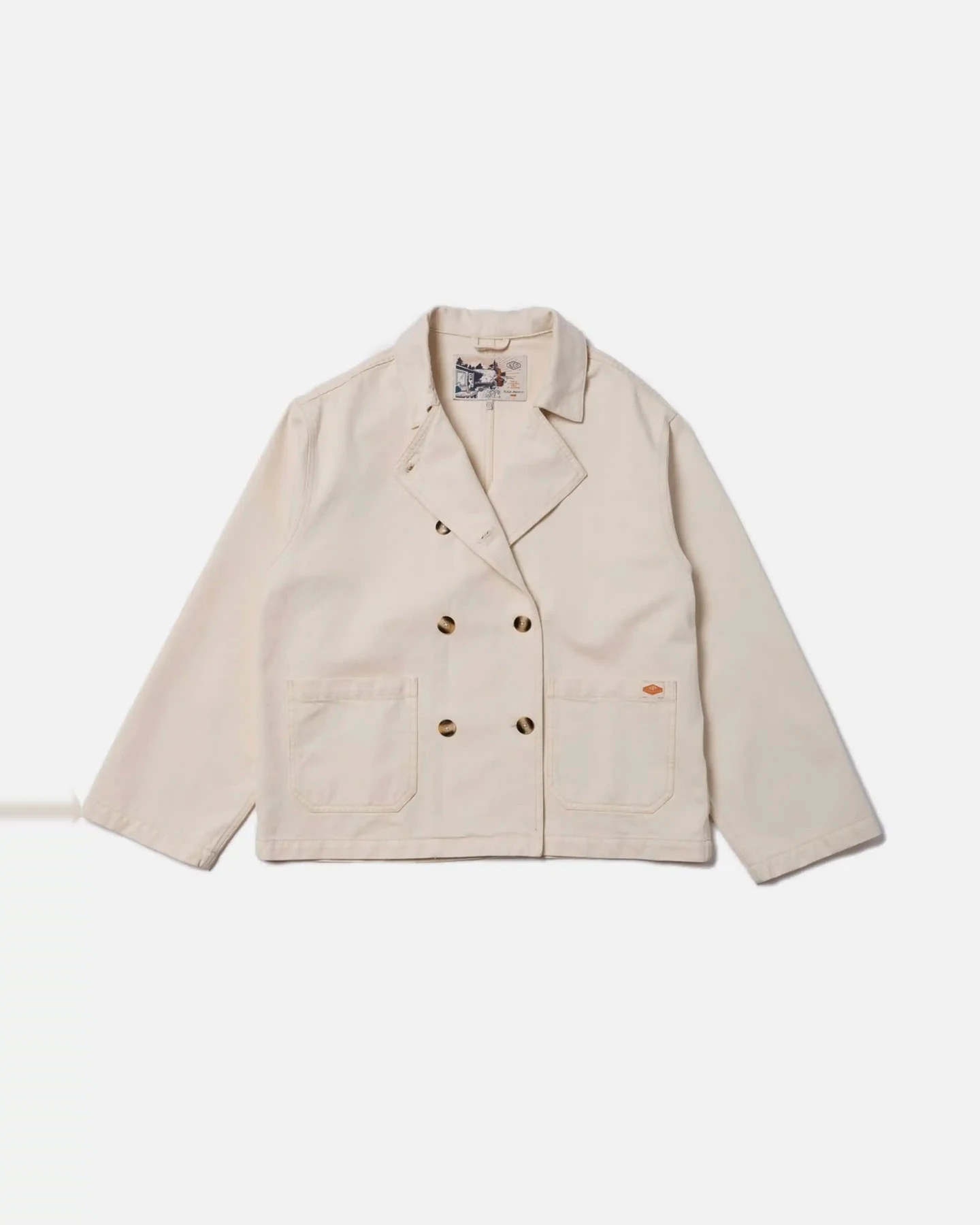 Jacke Bibbi Workwear Sailor Off White – Ansicht 4