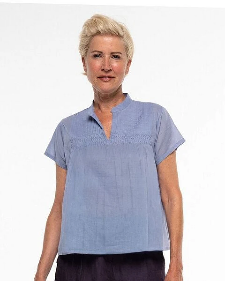 Alma & Lovis Charmantes Blusenshirt aus feinster Bio-Baumwolle