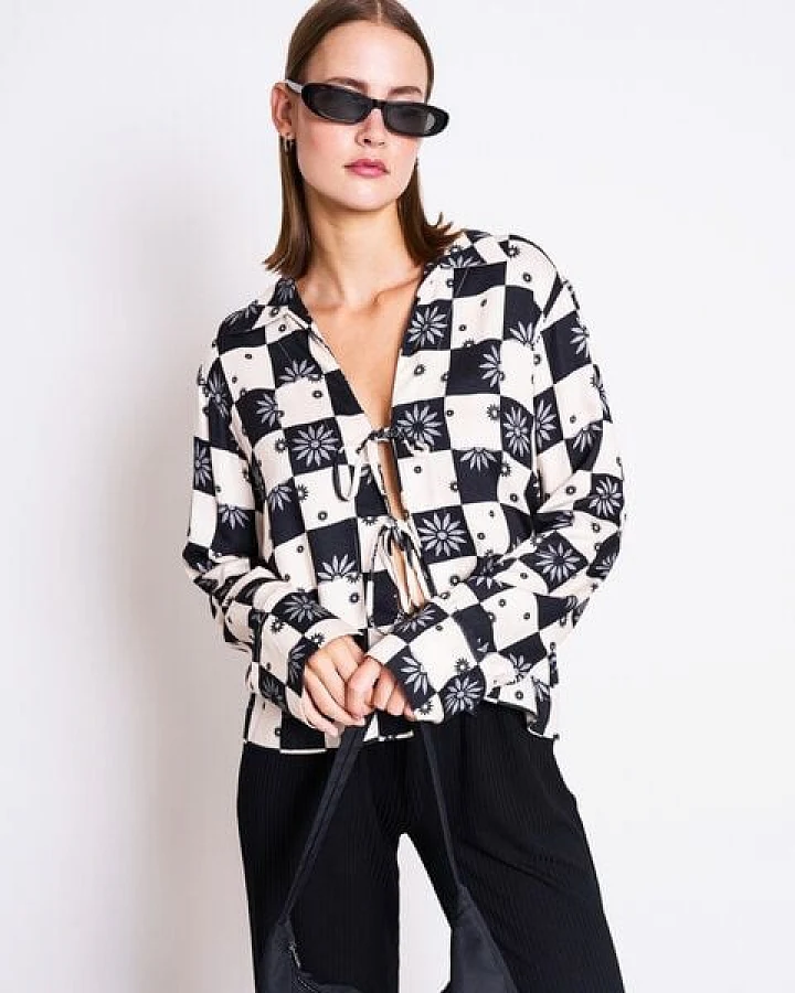 Floral Square Print
