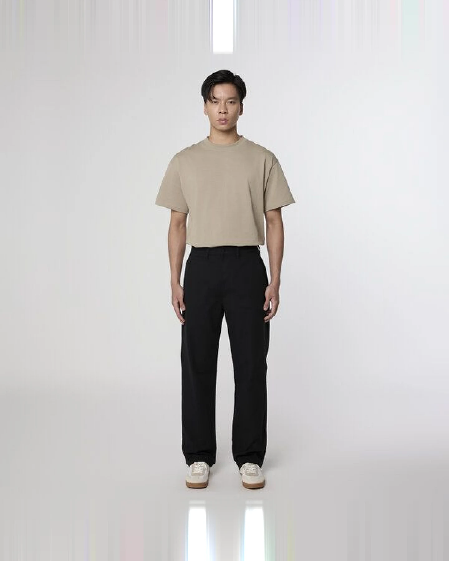 DAWN Chino-Hose ELYSIAN Paper Touch Twill Black – Ansicht 2