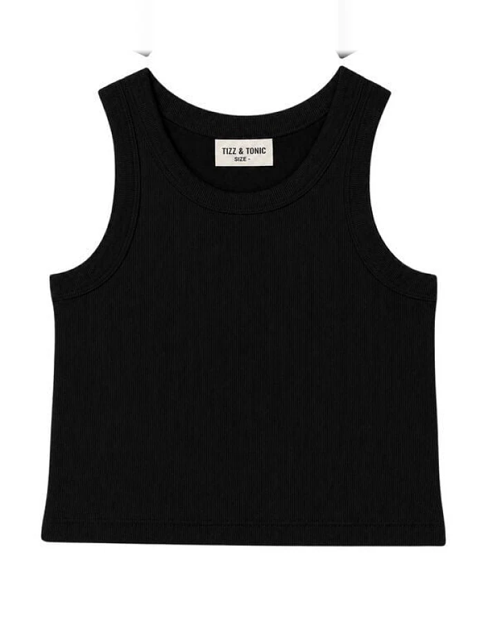 TIZZ & TONIC Plain Jane Geripptes Tank Top aus Bio-Baumwolle