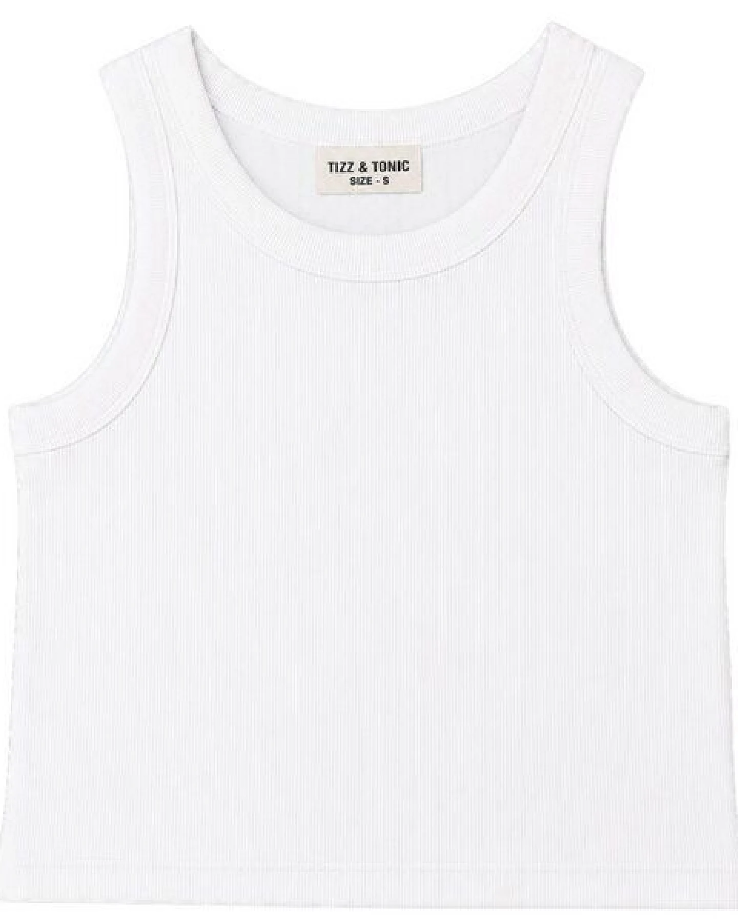 TIZZ & TONIC Plain Jane Geripptes Tank Top aus Bio-Baumwolle – Ansicht 4
