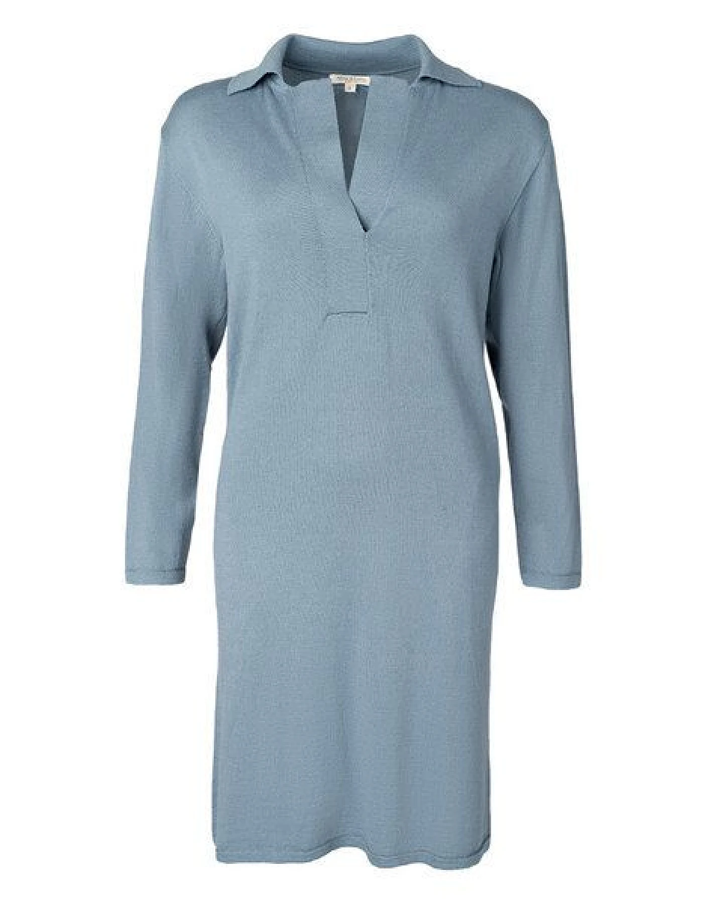 Alma & Lovis Softes Kleid im Polo-Style aus Bio-Baumwoll-/Woll-Mix – Ansicht 2