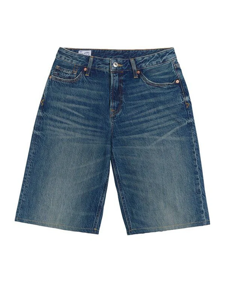 Kings Of Indigo Jeans-Shorts JOAN JORT Jim Phoenix Blue Dirt