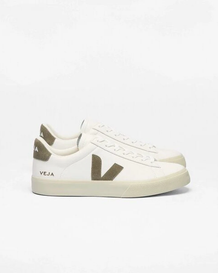 VEJA – Campo Leather Extra White Kaki