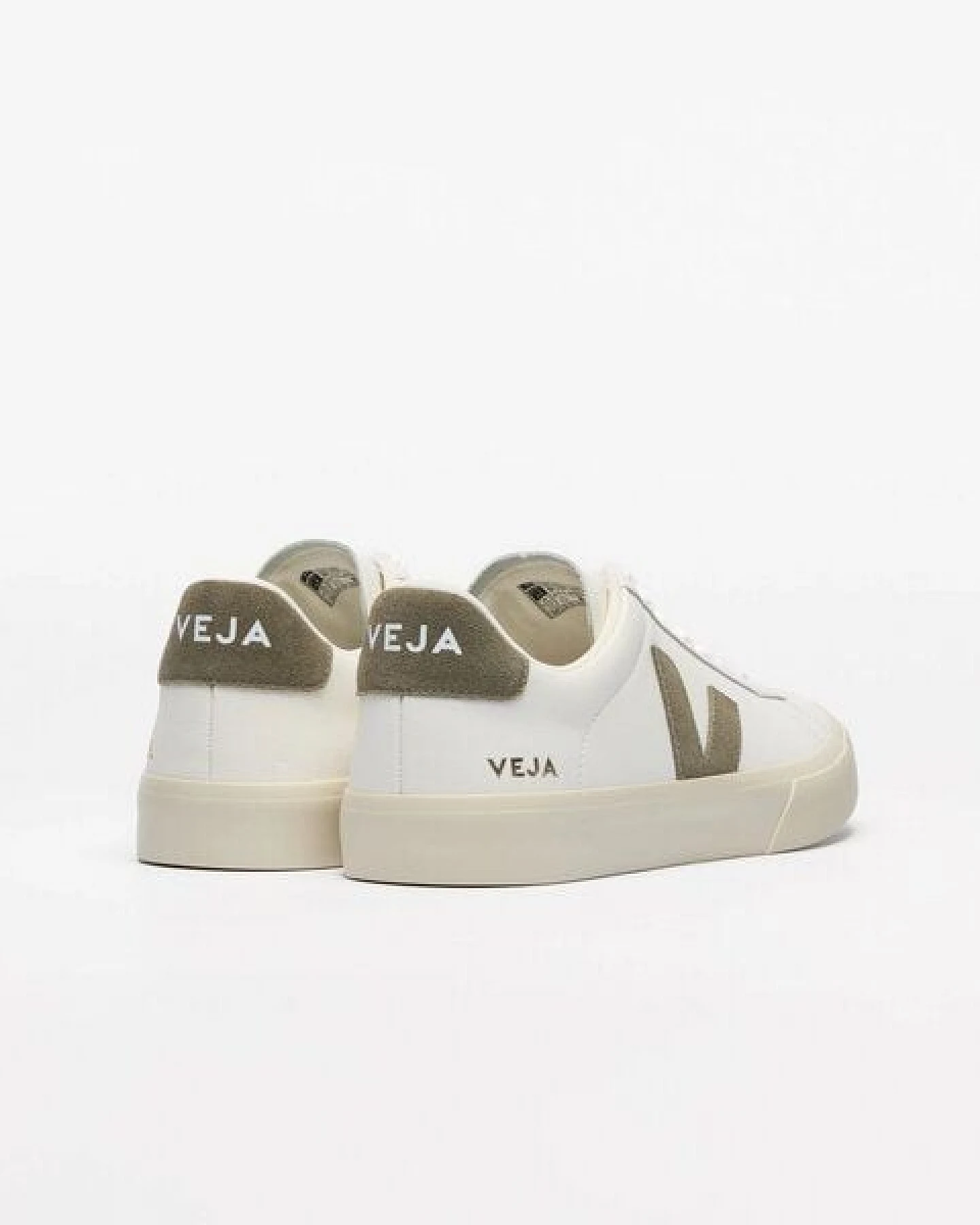 VEJA – Campo Leather Extra White Kaki – Ansicht 4
