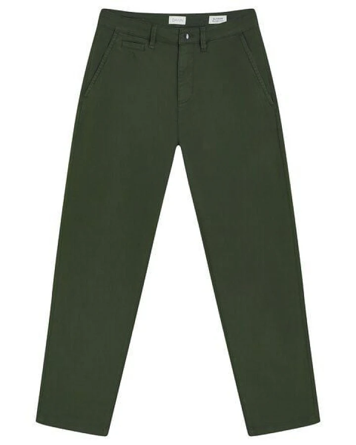 DAWN Chino-Hose ELYSIAN Paper Touch Twill Khaki Green