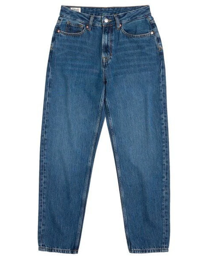 Kings Of Indigo Jeans Caroline Cropped - Mid Rise Tapered - Lewisboro Mid Used