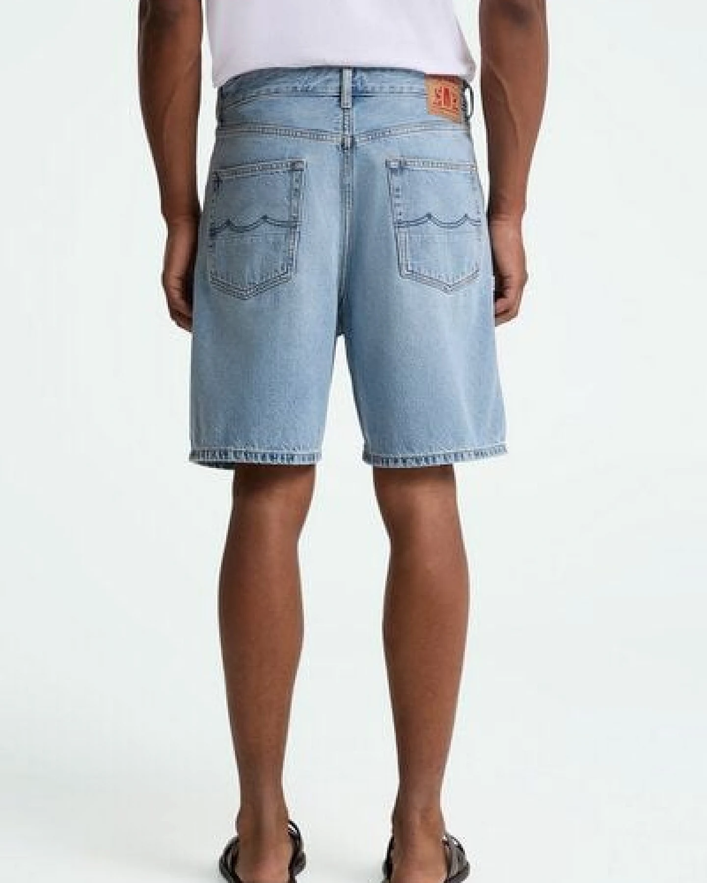 Kings Of Indigo Jeans-Shorts ADELIO Blue Reef Mid – Ansicht 4