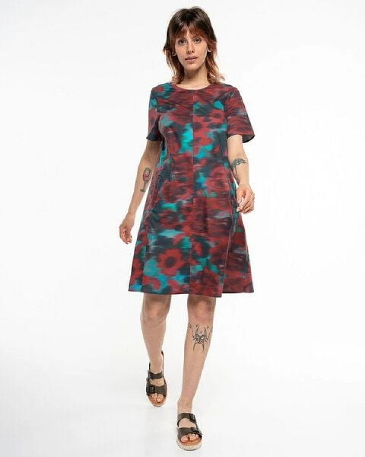 Alma & Lovis Florales Print-Kleid aus Organic Cotton